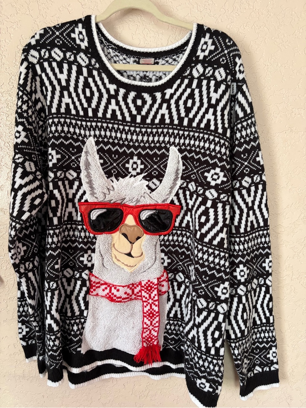 "Fa La La Llama" Ugly Christmas Sweater
